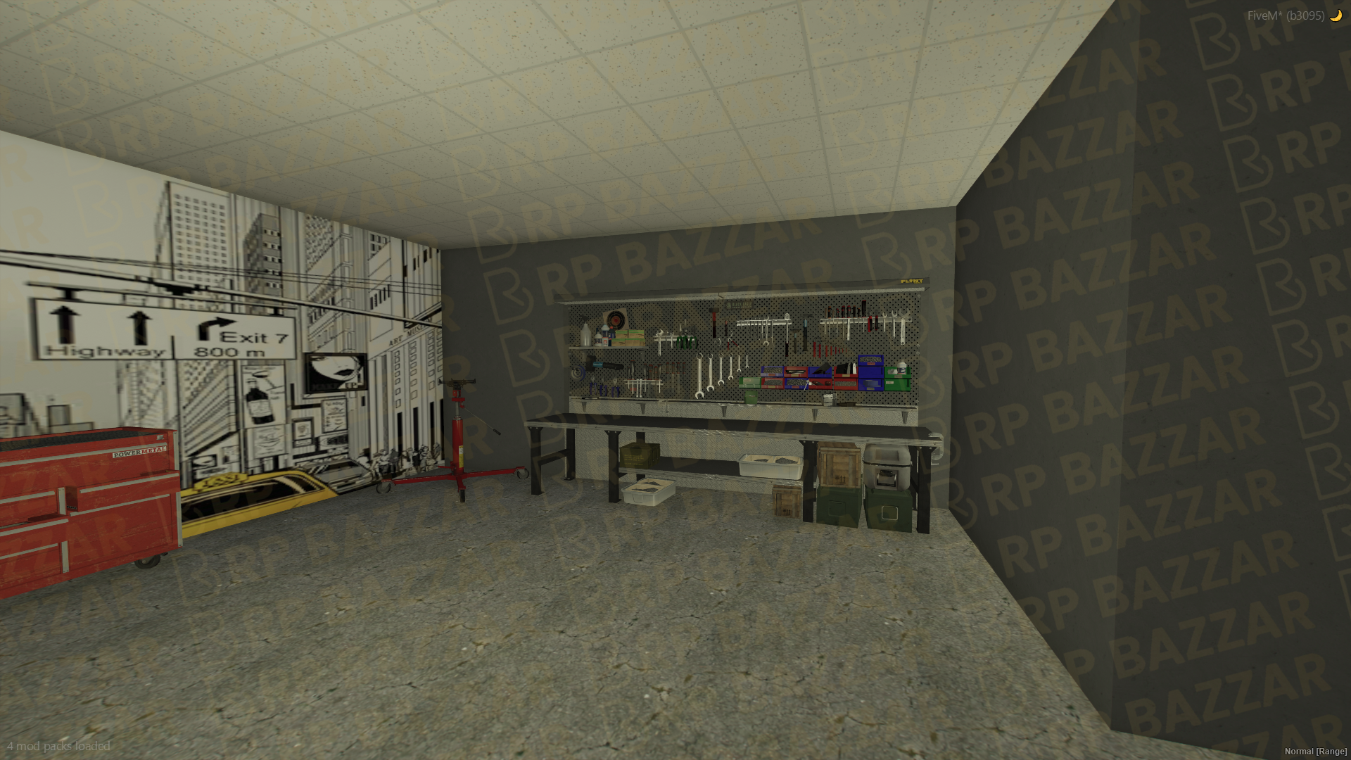 Yellow Taxi Depot FiveM MLO — GTA RP Interior — ESX QB QBOX — RPBazzar