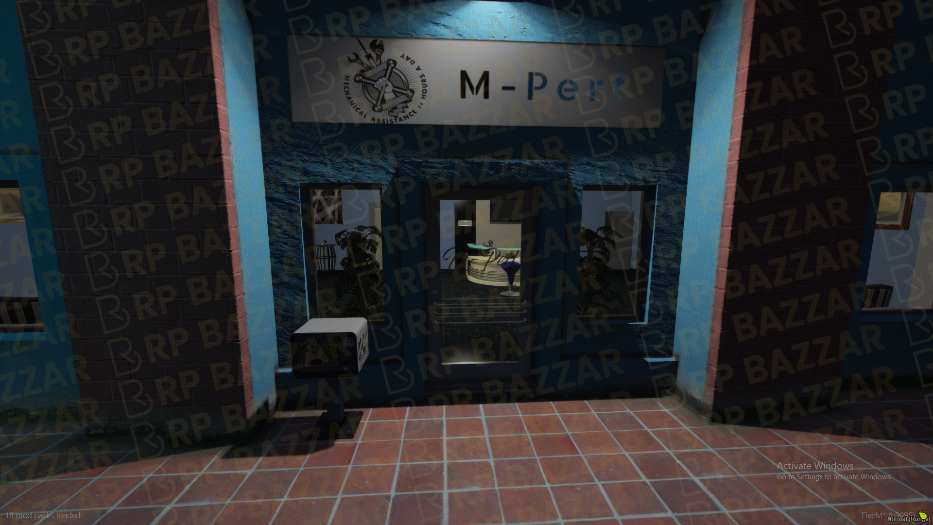 Rustic Mechanic Shop FiveM MLO — GTA RP Interior — ESX QB QBOX — RPBazzar