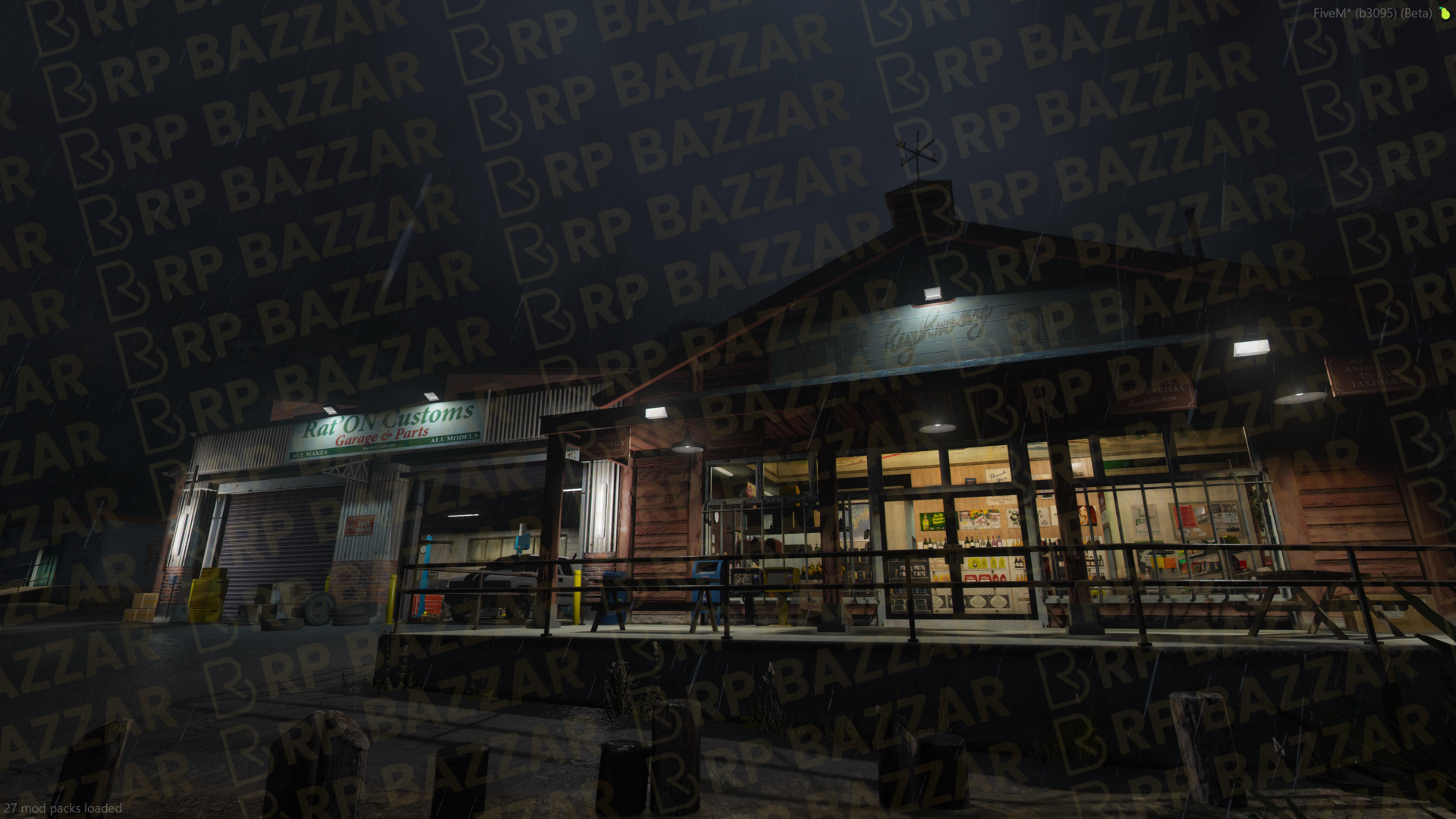 Modern Pizza Place FiveM MLO — GTA RP Interior — ESX QB QBOX — RPBazzar