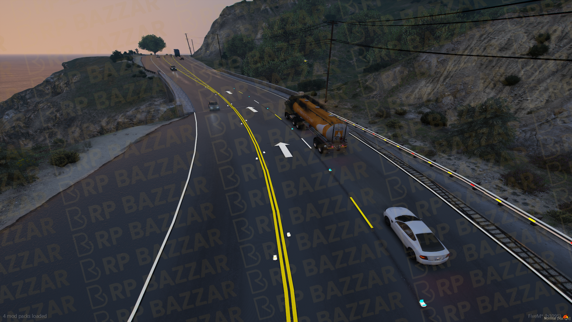 Downtown Road FiveM MLO — GTA RP Road Map — ESX QB QBOX — RPBazzar