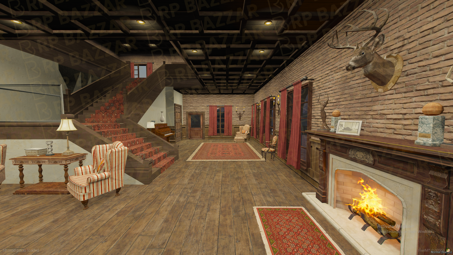 Contemporary Mansion FiveM MLO — GTA RP Interior — ESX QB QBOX — RPBazzar