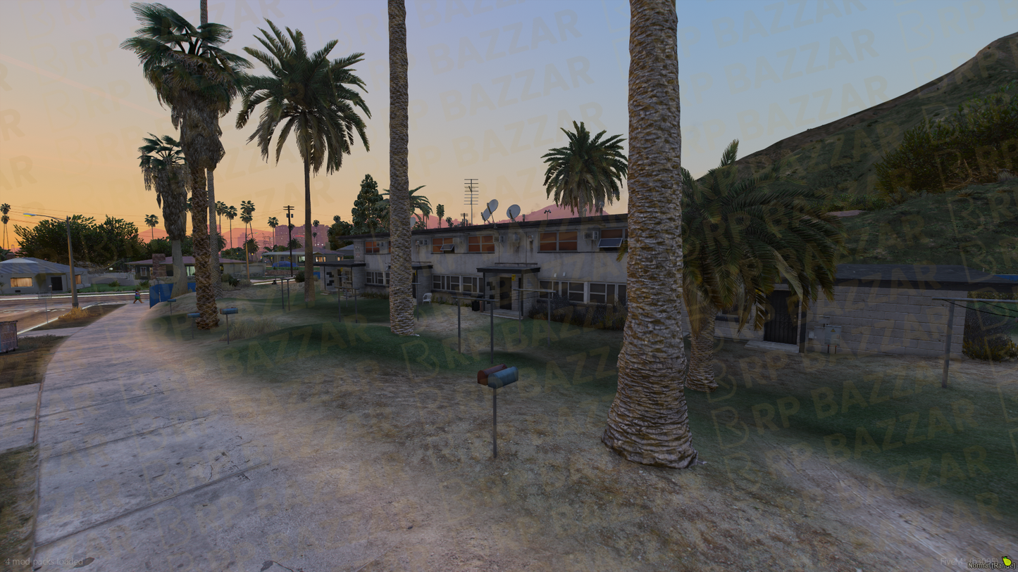 Rustic House Exterior FiveM MLO — GTA RP Interior — ESX QB QBOX — RPBazzar