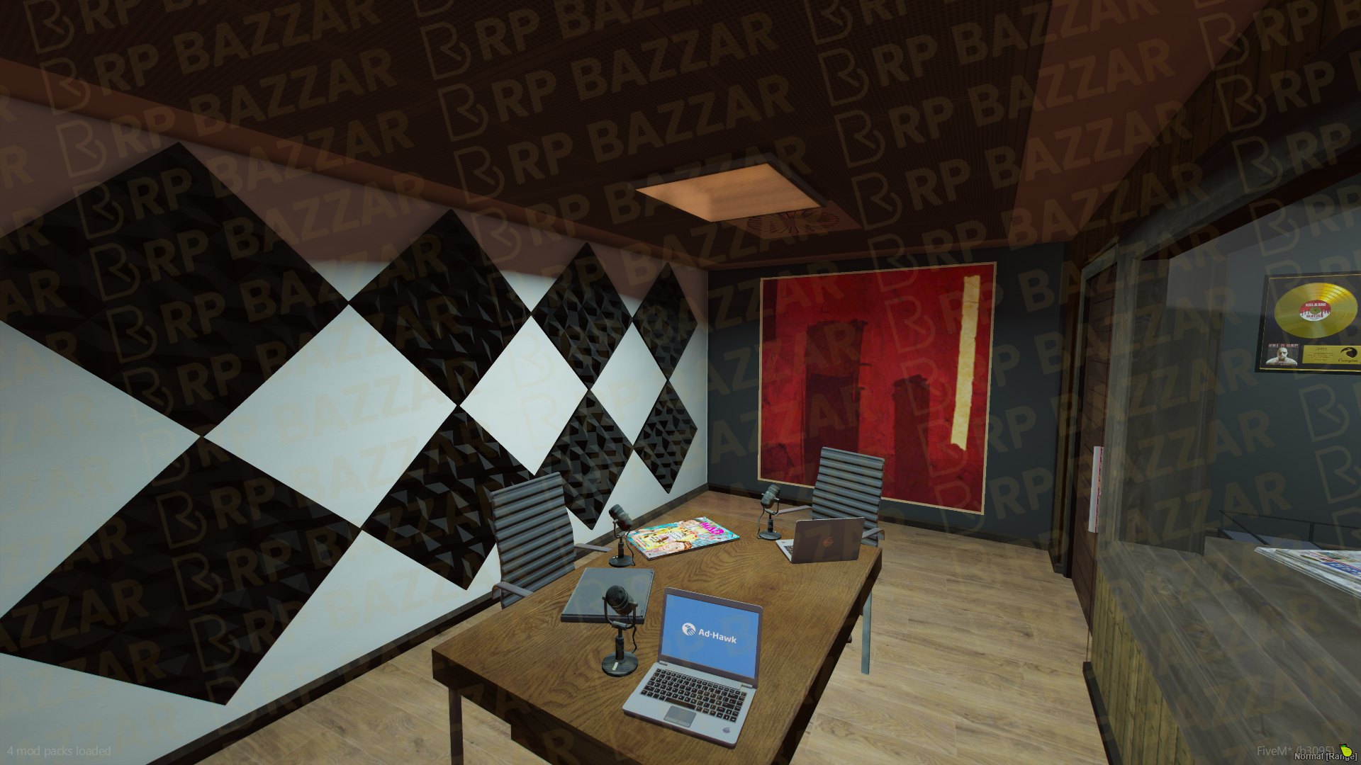 Broadcast Weazel News FiveM MLO — GTA RP Interior — ESX QB QBOX — RPBazzar