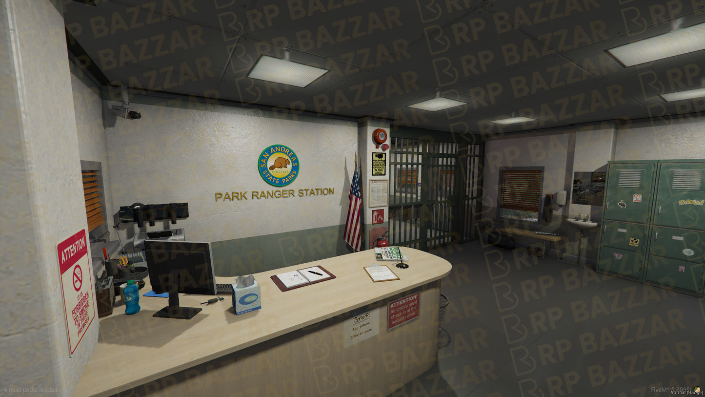Forest Park Ranger FiveM MLO — GTA RP Interior — ESX QB QBOX — RPBazzar