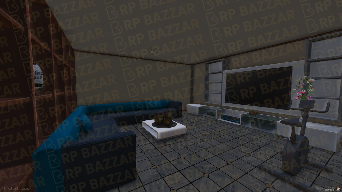Rooftop Apartment FiveM MLO — GTA RP Interior — ESX QB QBOX — RPBazzar