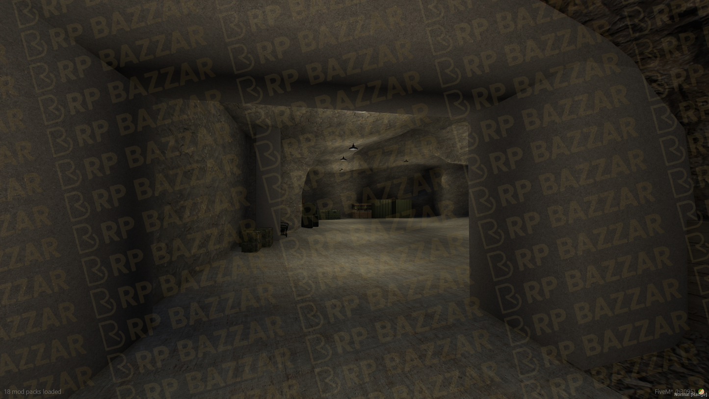 Fortified Bunker FiveM MLO — GTA RP Interior — ESX QB QBOX — RPBazzar
