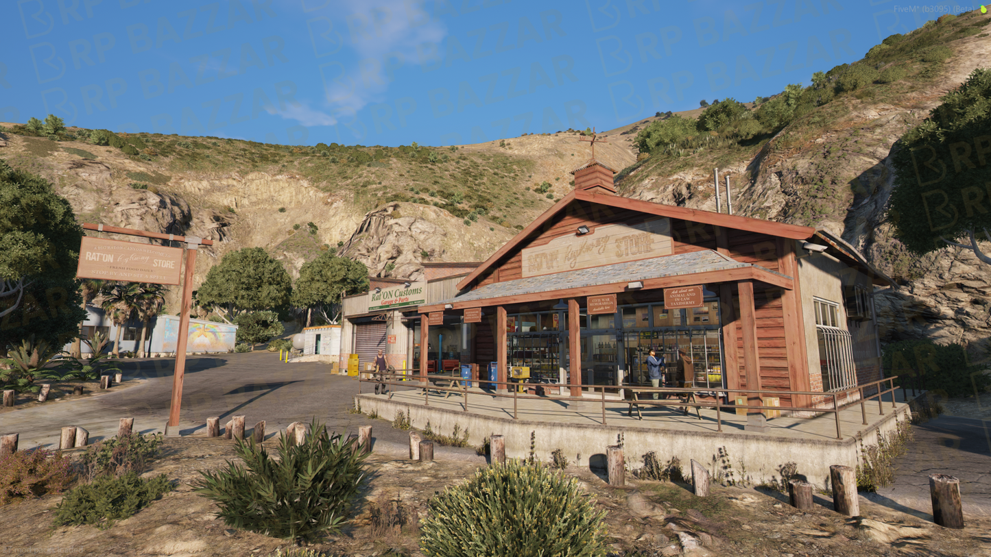 Modern Pizza Place FiveM MLO — GTA RP Interior — ESX QB QBOX — RPBazzar