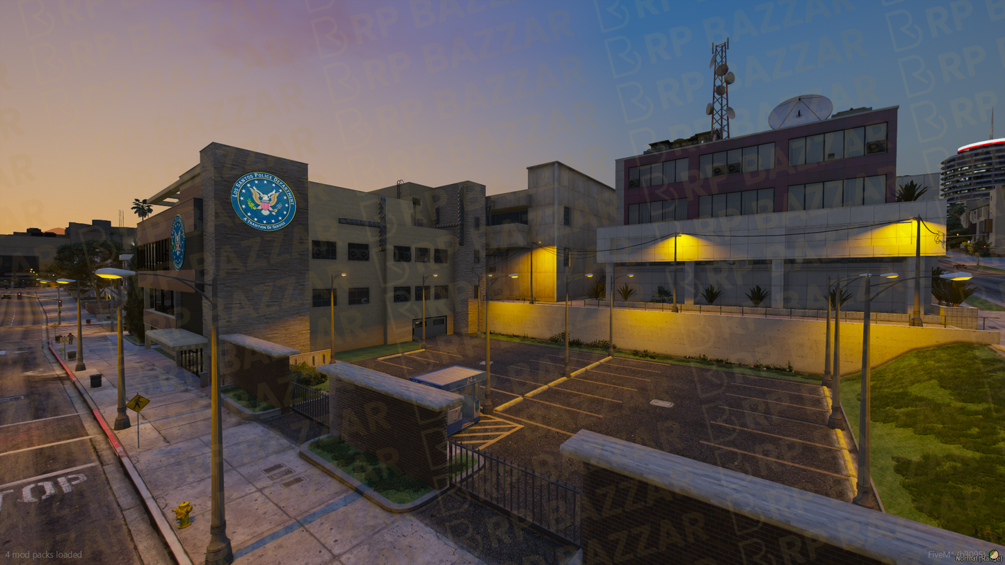 Coastal Police Station FiveM MLO — GTA RP Interior — ESX QB QBOX — RPBazzar