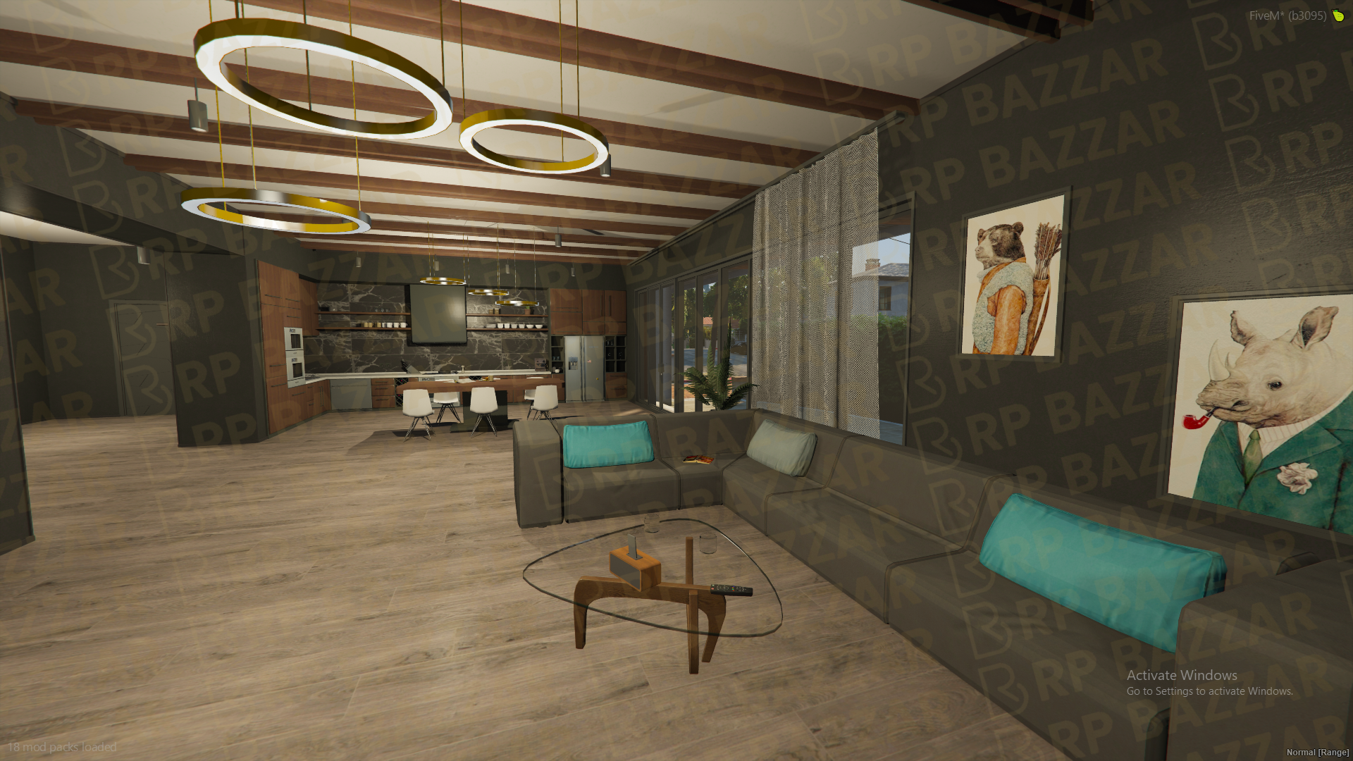 Trendy House FiveM MLO — GTA RP Interior — ESX QB QBOX — RPBazzar