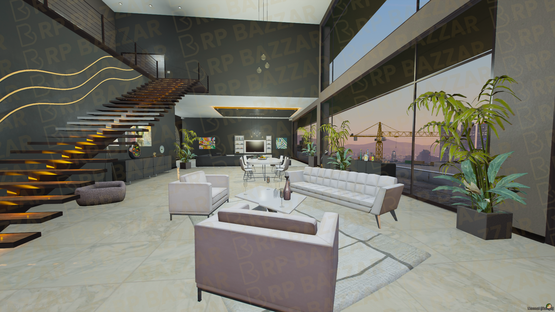 Downtown Apartment FiveM MLO — GTA RP Interior — ESX QB QBOX — RPBazzar