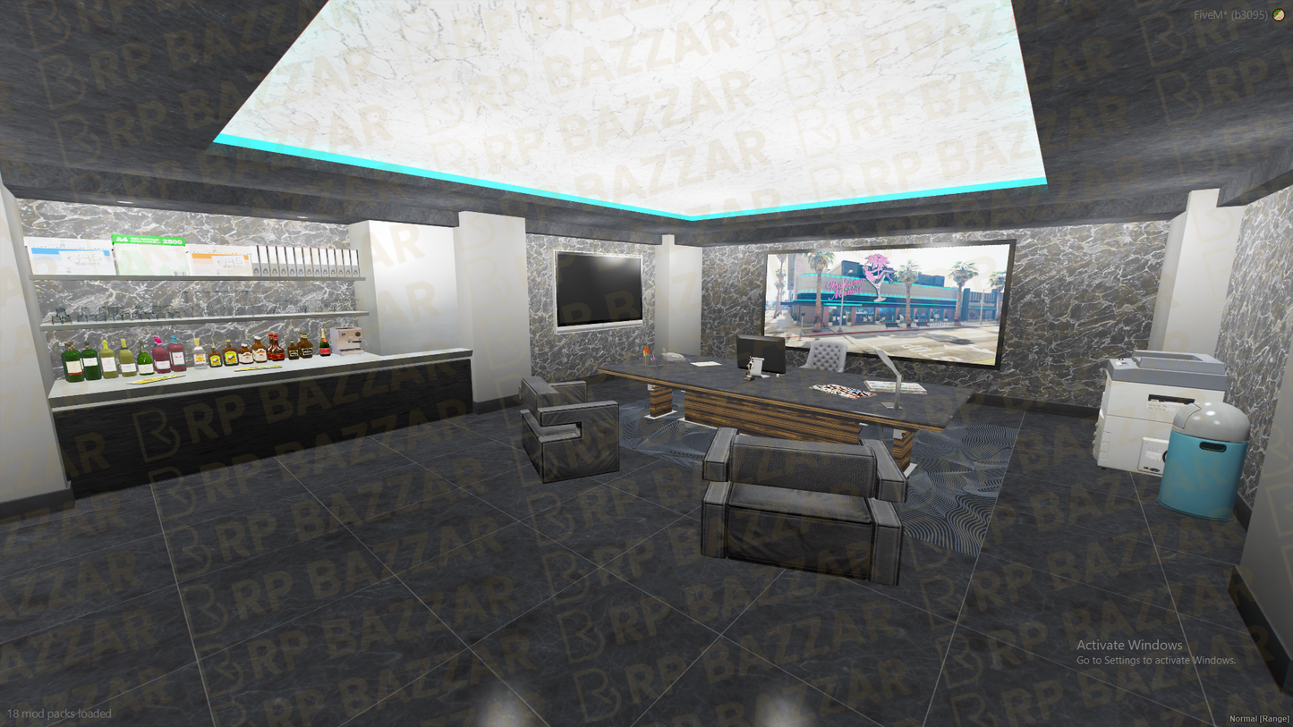 Vintage Nightclub FiveM MLO — GTA RP Interior — ESX QB QBOX — RPBazzar