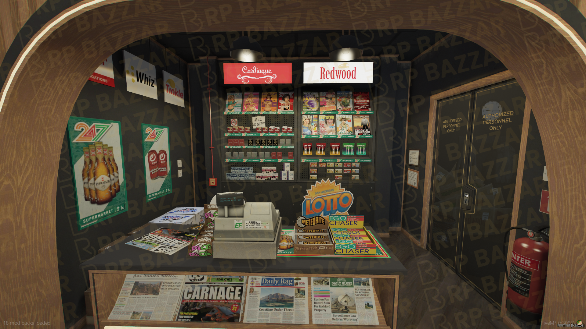 Budget 24-7 Store FiveM MLO — GTA RP Interior — ESX QB QBOX — RPBazzar