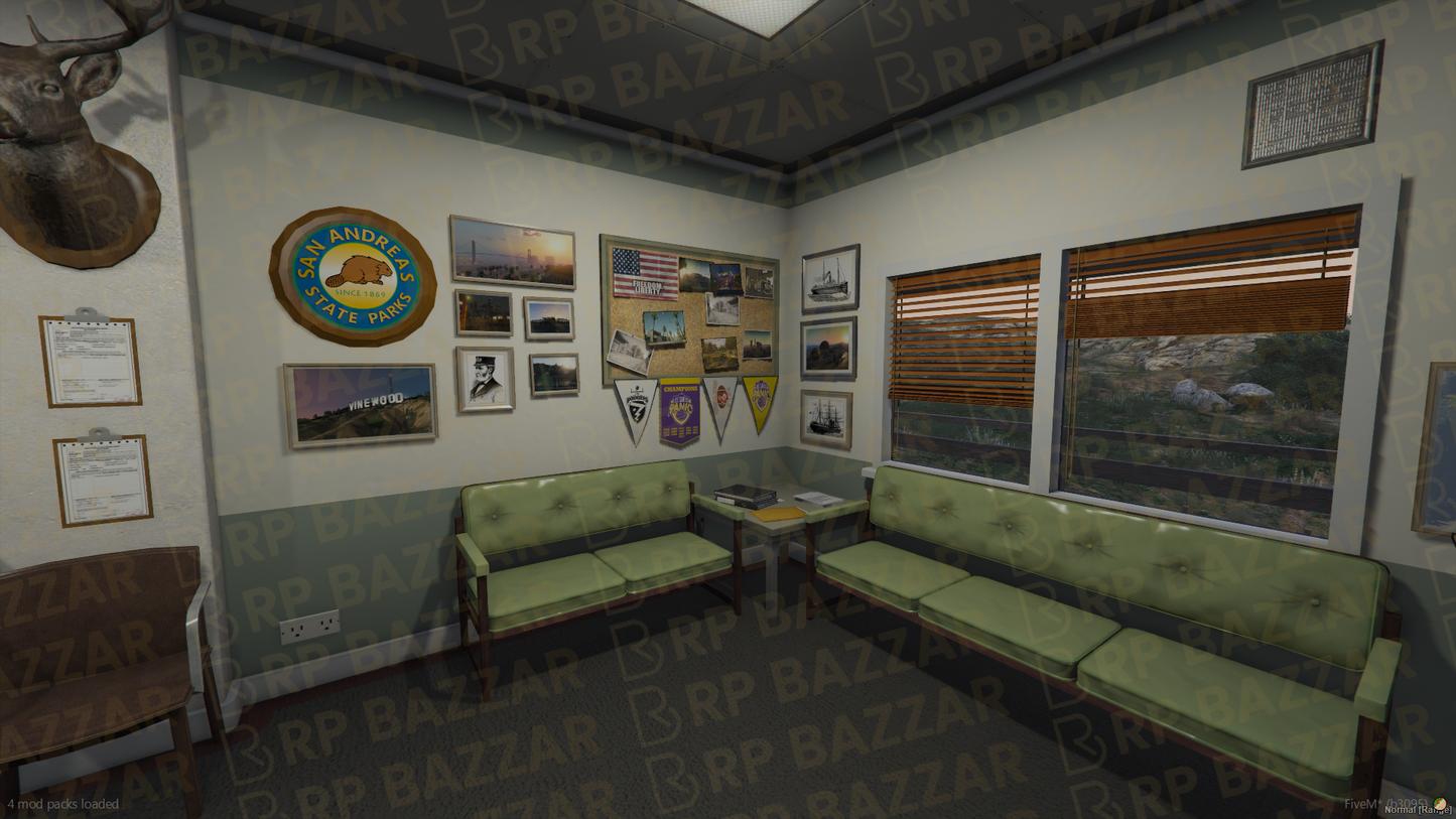 Forest Park Ranger FiveM MLO — GTA RP Interior — ESX QB QBOX — RPBazzar