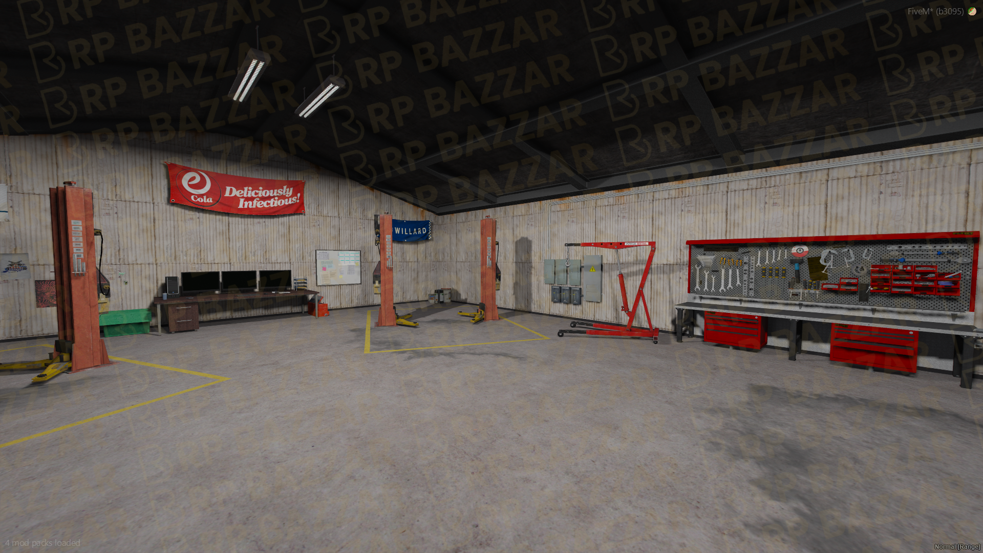 Heavy Repair Station FiveM MLO — GTA RP Interior — ESX QB QBOX — RPBazzar