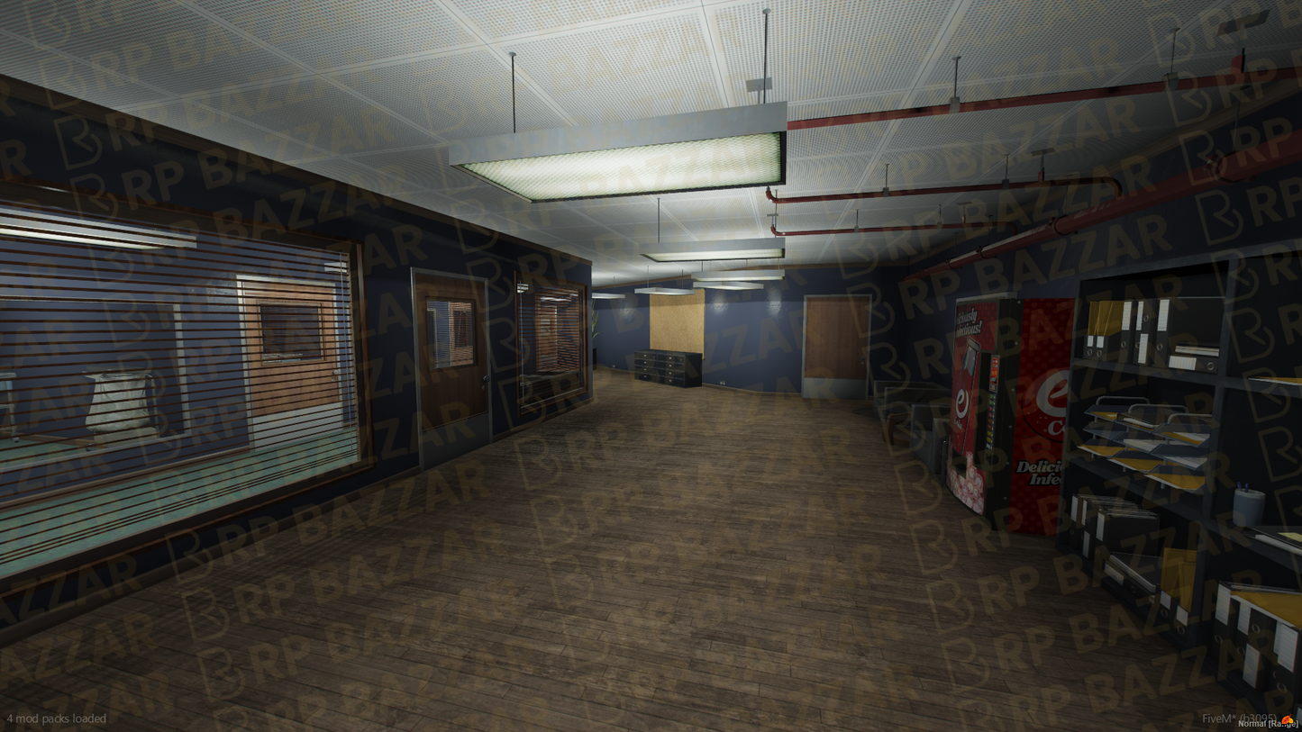 Patrol Police Station FiveM MLO — GTA RP Interior — ESX QB QBOX — RPBazzar
