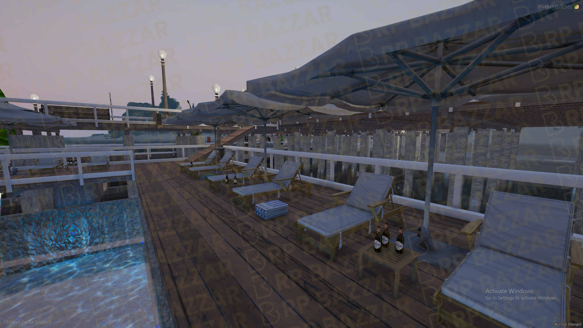 Tropical Beach Sided Area FiveM MLO — GTA RP Interior — ESX QB QBOX — RPBazzar