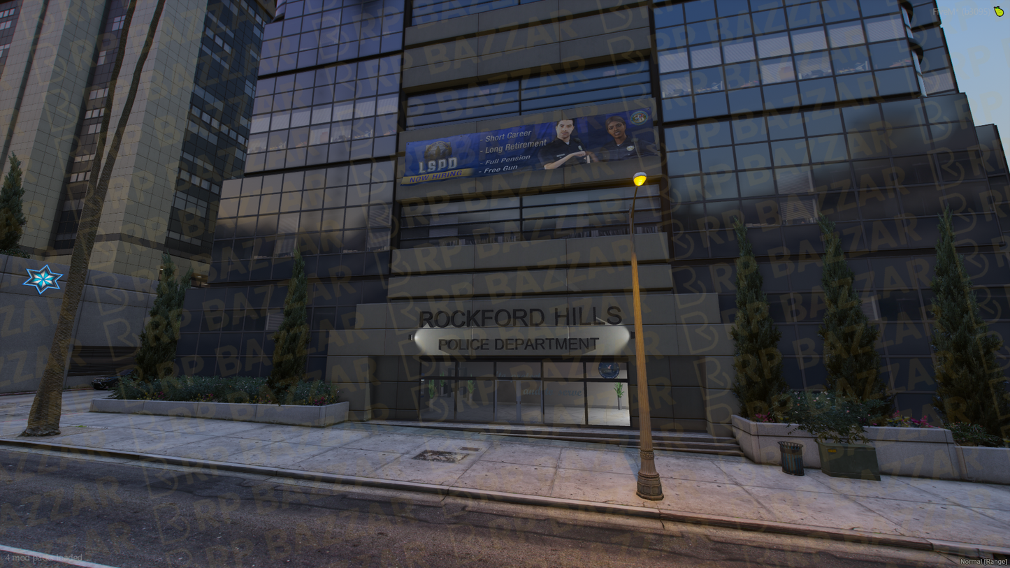 County Police Station FiveM MLO — GTA RP Interior — ESX QB QBOX — RPBazzar