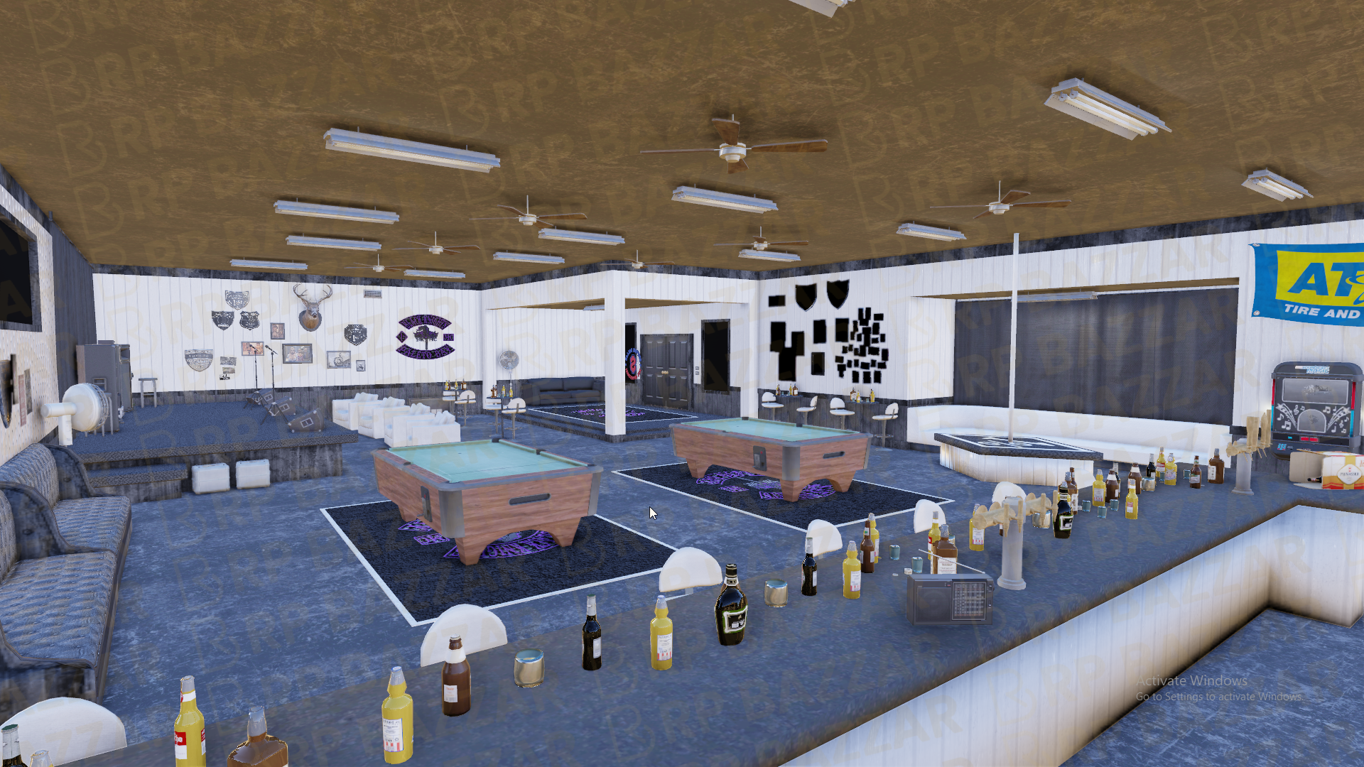 Fortified Gang Garage FiveM MLO — GTA RP Interior — ESX QB QBOX — RPBazzar