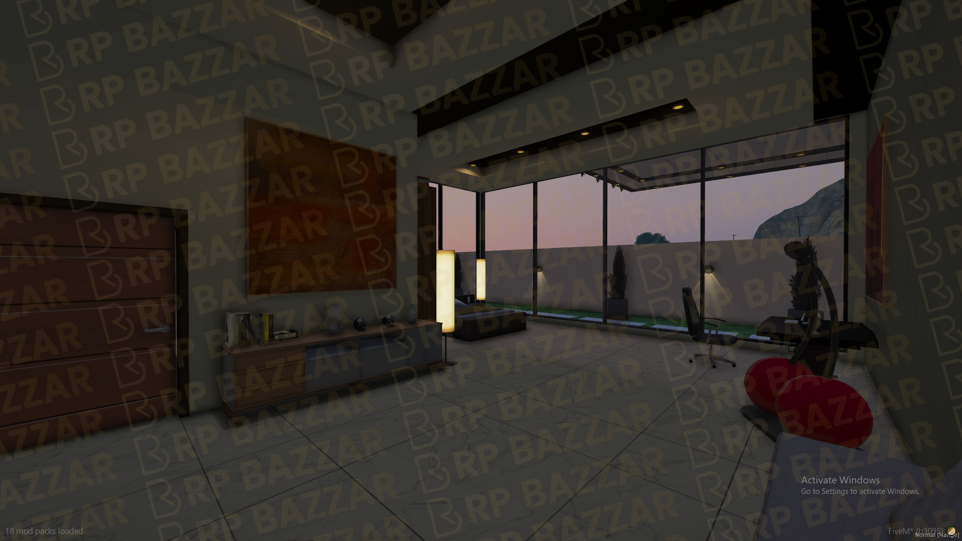 Gothic Mansion FiveM MLO — GTA RP Interior — ESX QB QBOX — RPBazzar