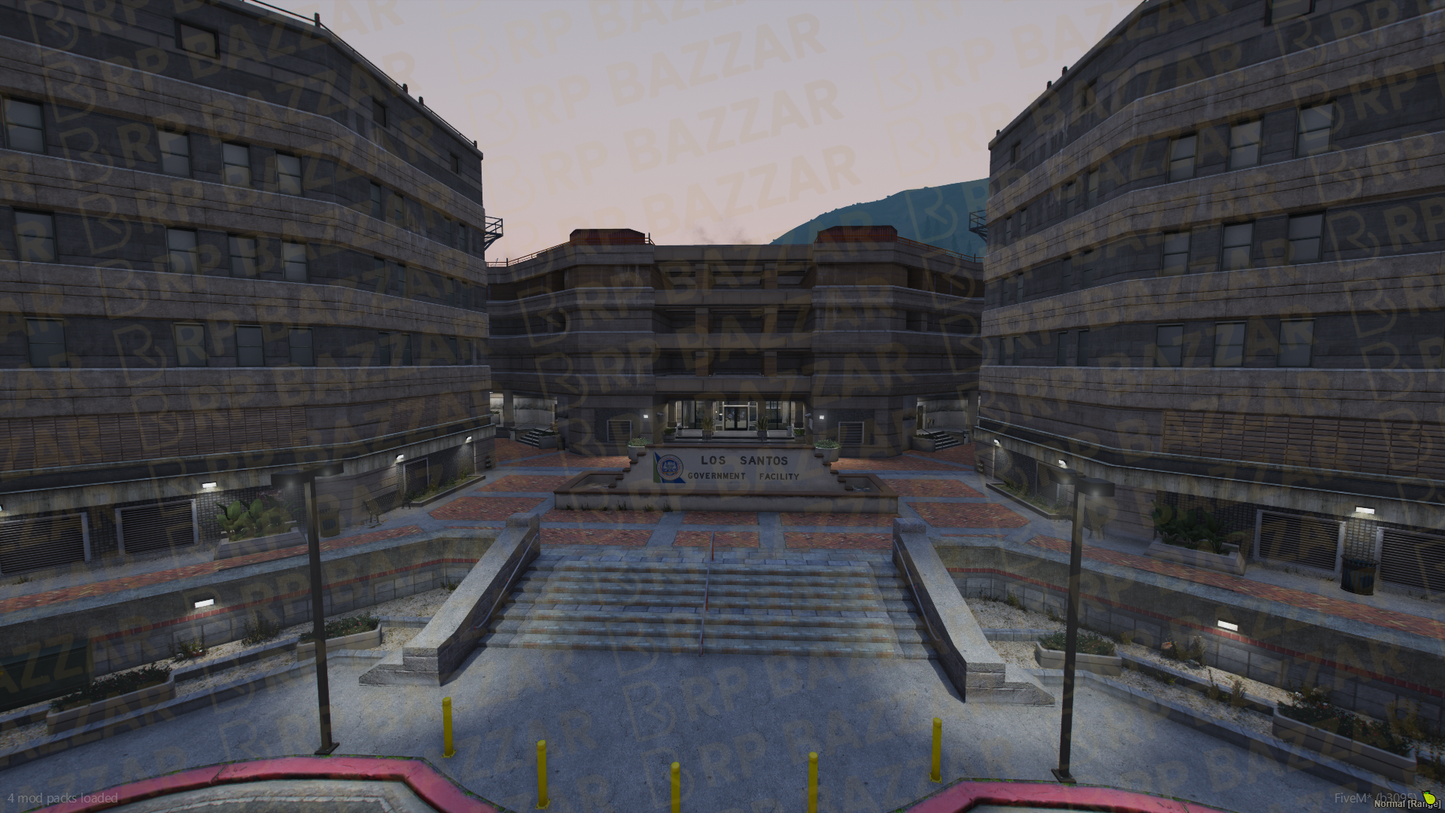 Northside Police Station FiveM MLO — GTA RP Interior — ESX QB QBOX — RPBazzar