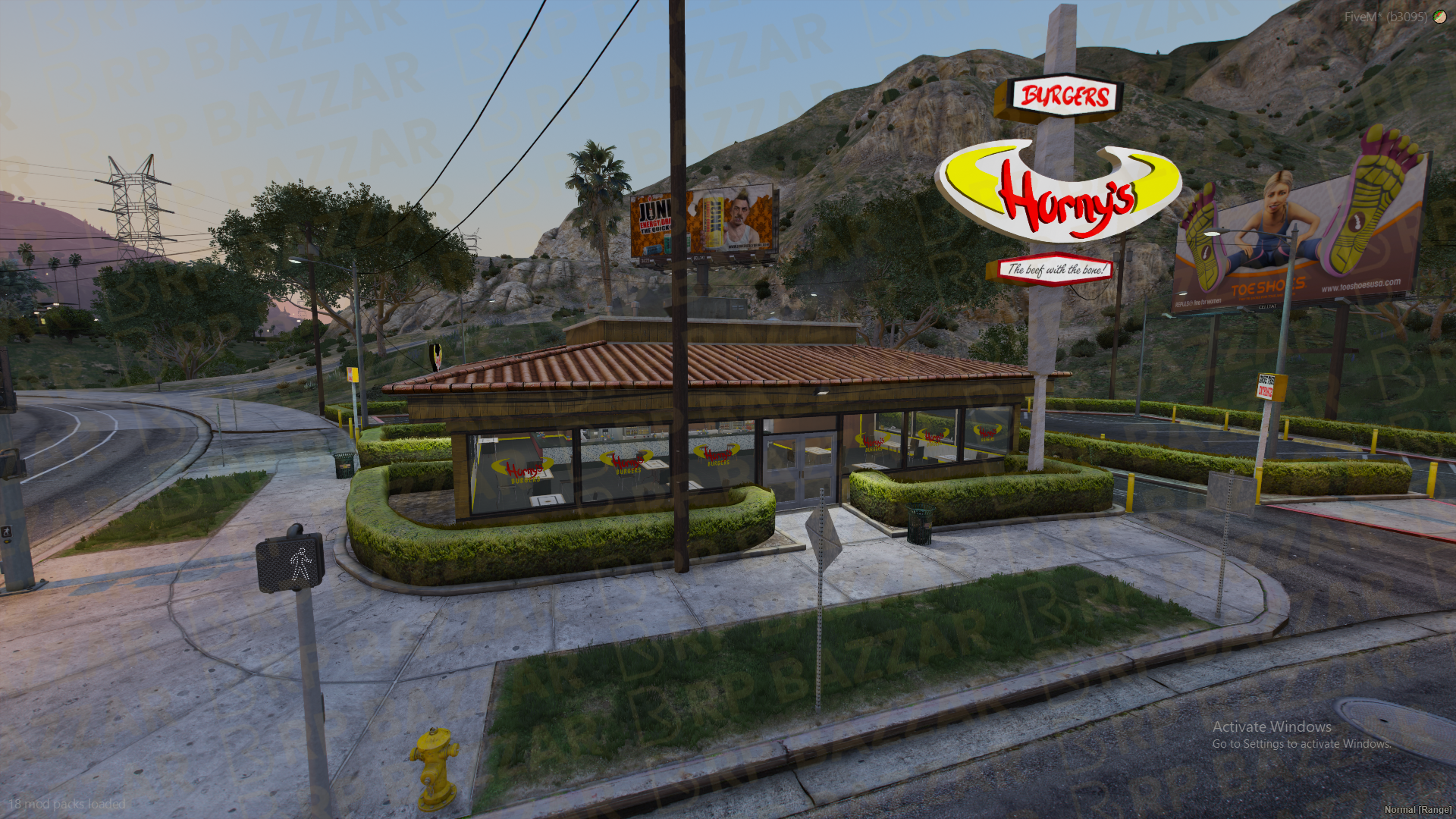 Gritty Diner FiveM MLO — GTA RP Interior — ESX QB QBOX — RPBazzar
