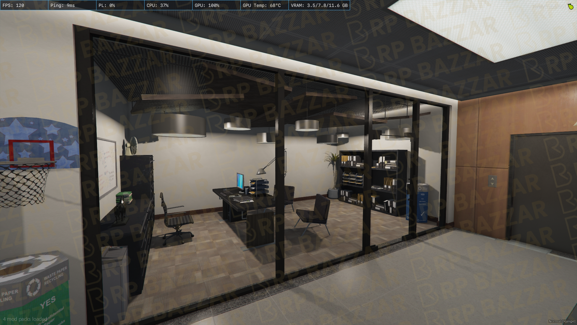 Sleek Office FiveM MLO — GTA RP Interior — ESX QB QBOX — RPBazzar