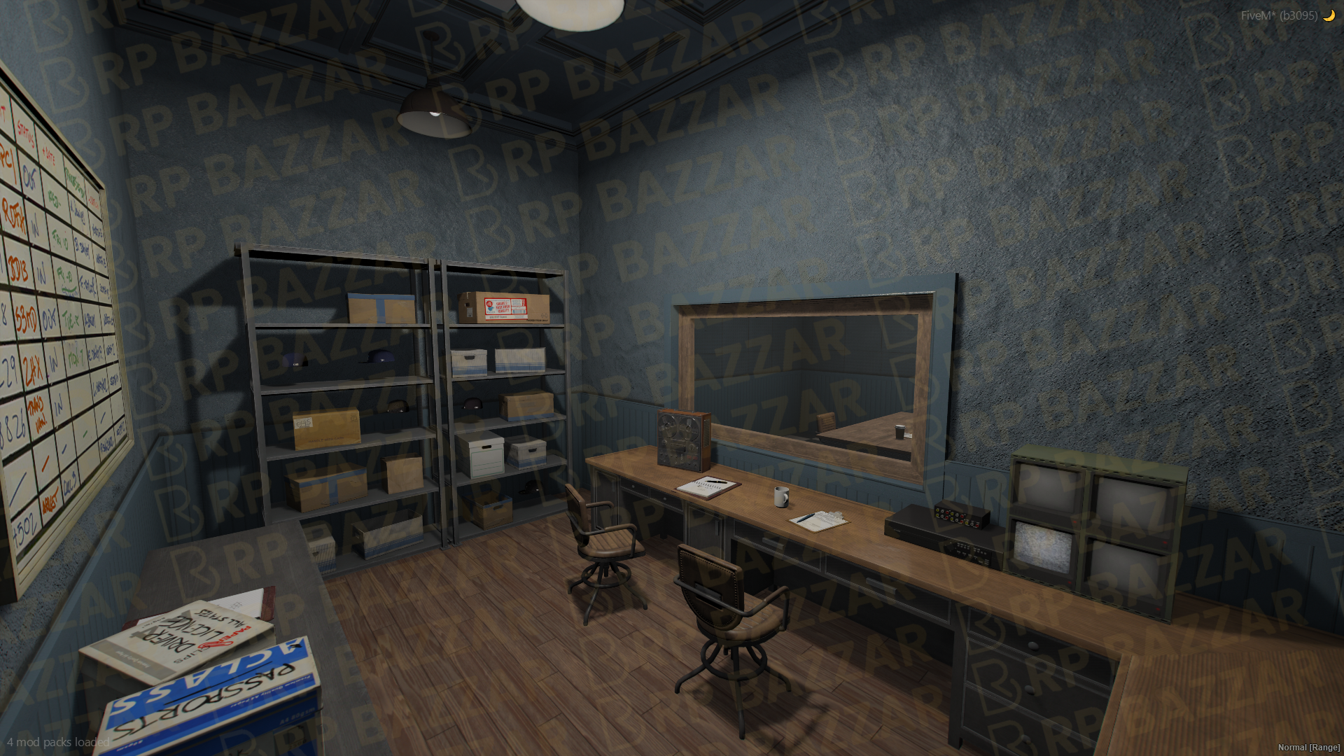Command Police Station FiveM MLO — GTA RP Interior — ESX QB QBOX — RPBazzar