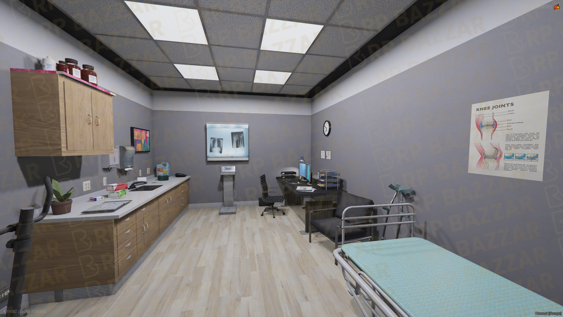 Southside Police Station FiveM MLO — GTA RP Interior — ESX QB QBOX — RPBazzar