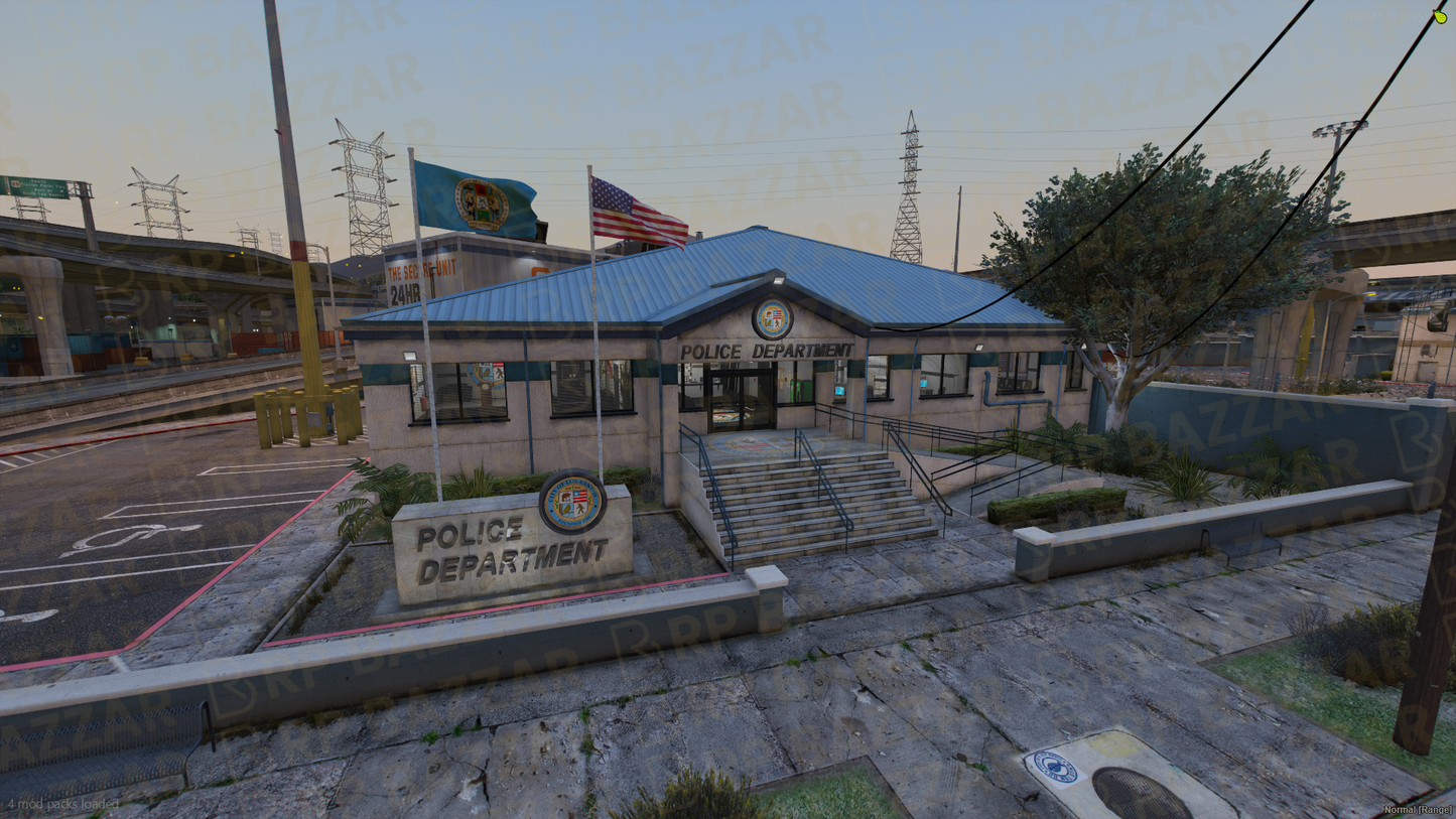 Westside Police Station FiveM MLO — GTA RP Interior — ESX QB QBOX — RPBazzar