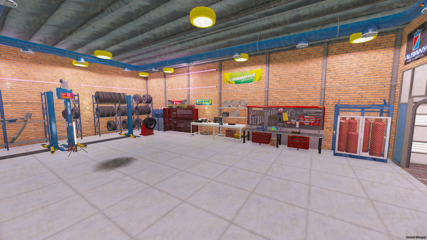 Exclusive Mechanic Shop FiveM MLO — GTA RP Interior — ESX QB QBOX — RPBazzar