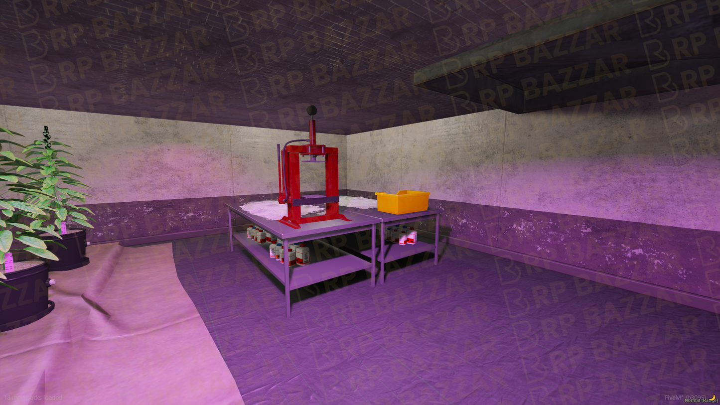 Derelict Drug Lab FiveM MLO — GTA RP Interior — ESX QB QBOX — RPBazzar