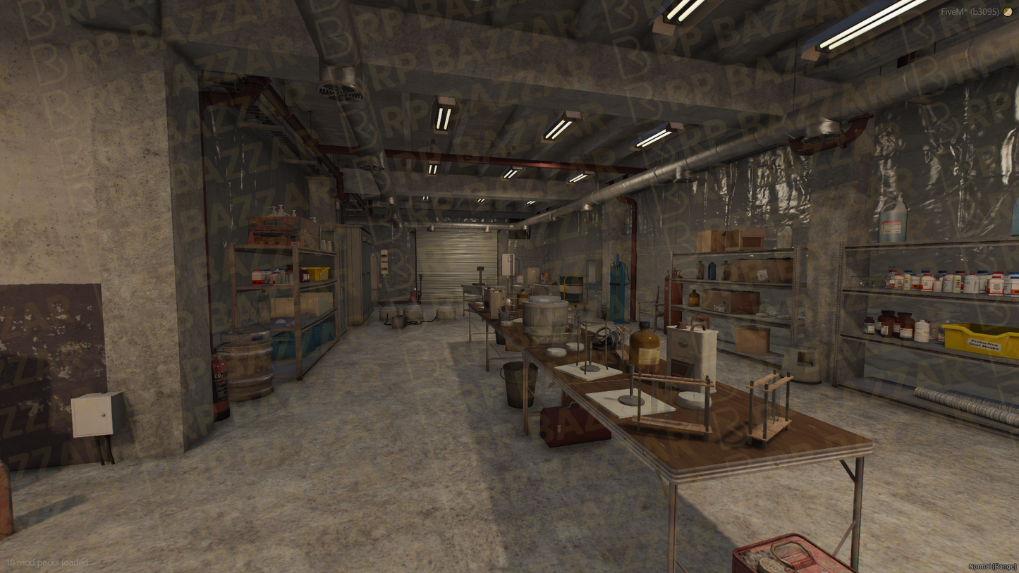 Abandoned Drug Lab FiveM MLO — GTA RP Interior — ESX QB QBOX — RPBazzar