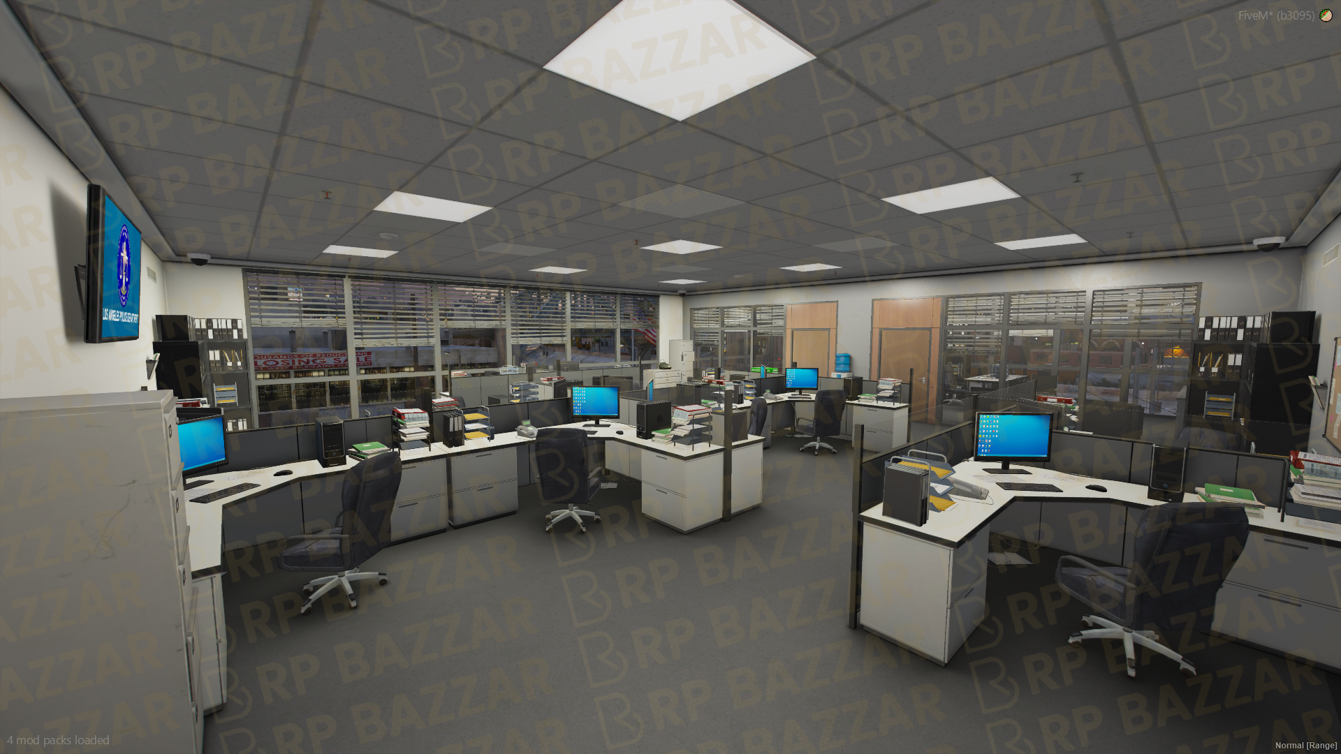 Central Police Station FiveM MLO — GTA RP Interior — ESX QB QBOX — RPBazzar