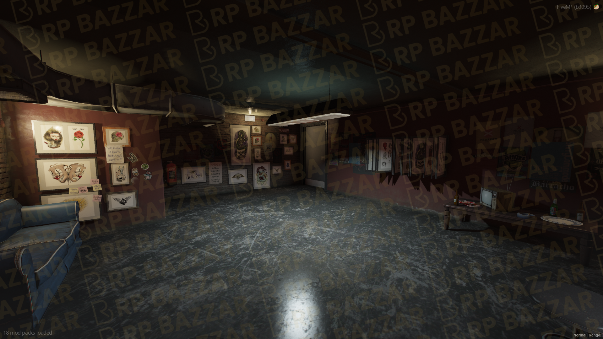 Abandoned Gang Hood FiveM MLO — GTA RP Interior — ESX QB QBOX — RPBazzar