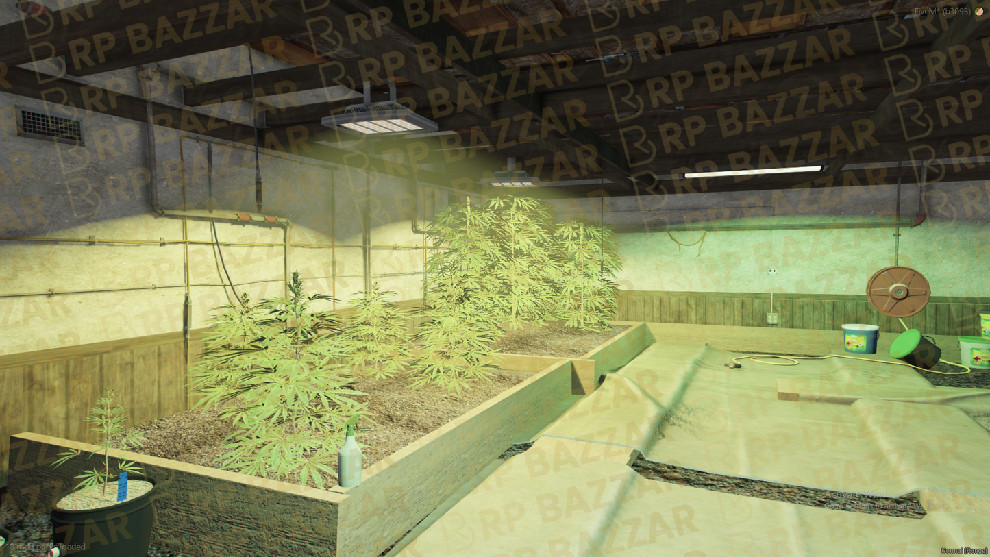 Underground Drug Lab FiveM MLO — GTA RP Interior — ESX QB QBOX — RPBazzar