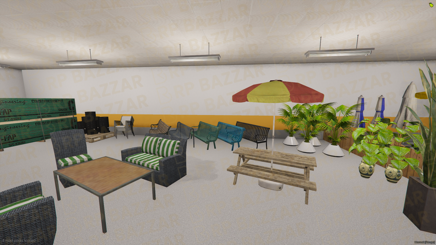 Classic Shopping Mall FiveM MLO — GTA RP Interior — ESX QB QBOX — RPBazzar