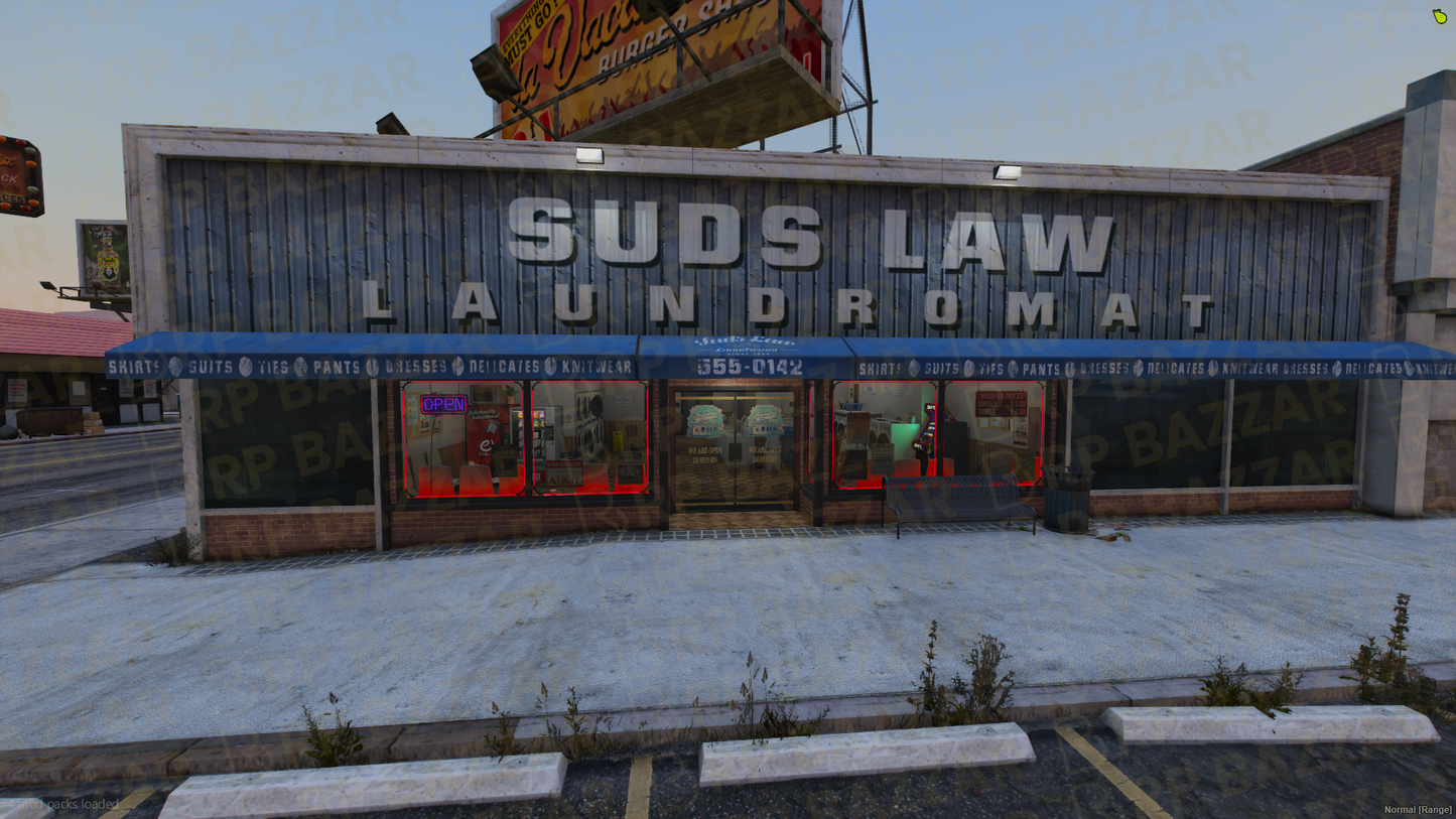 Corner Laundry Place FiveM MLO — GTA RP Interior — ESX QB QBOX — RPBazzar