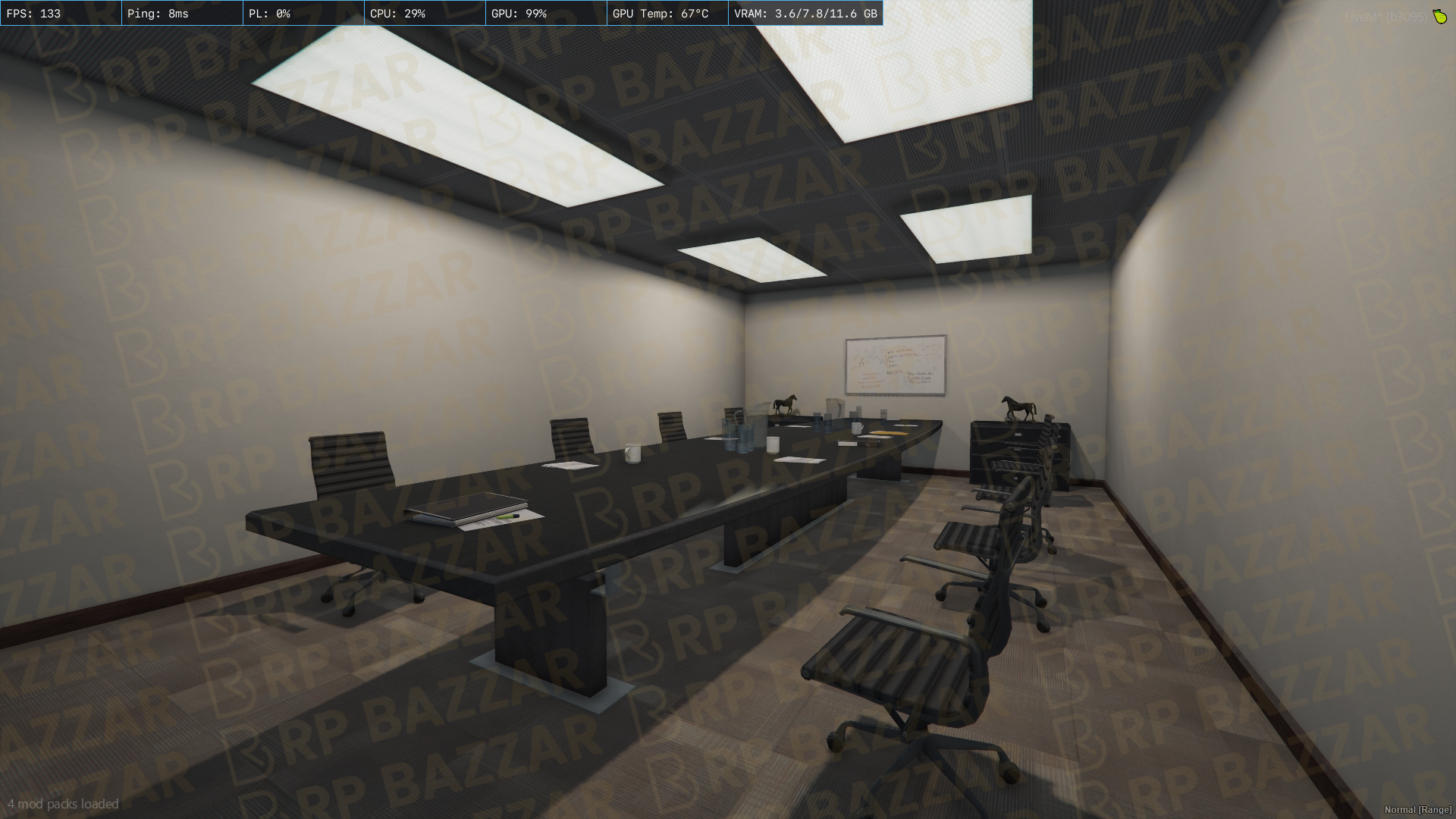 Sleek Office FiveM MLO — GTA RP Interior — ESX QB QBOX — RPBazzar