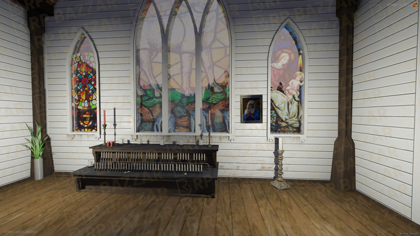 Grace Church FiveM MLO — GTA RP Interior — ESX QB QBOX — RPBazzar