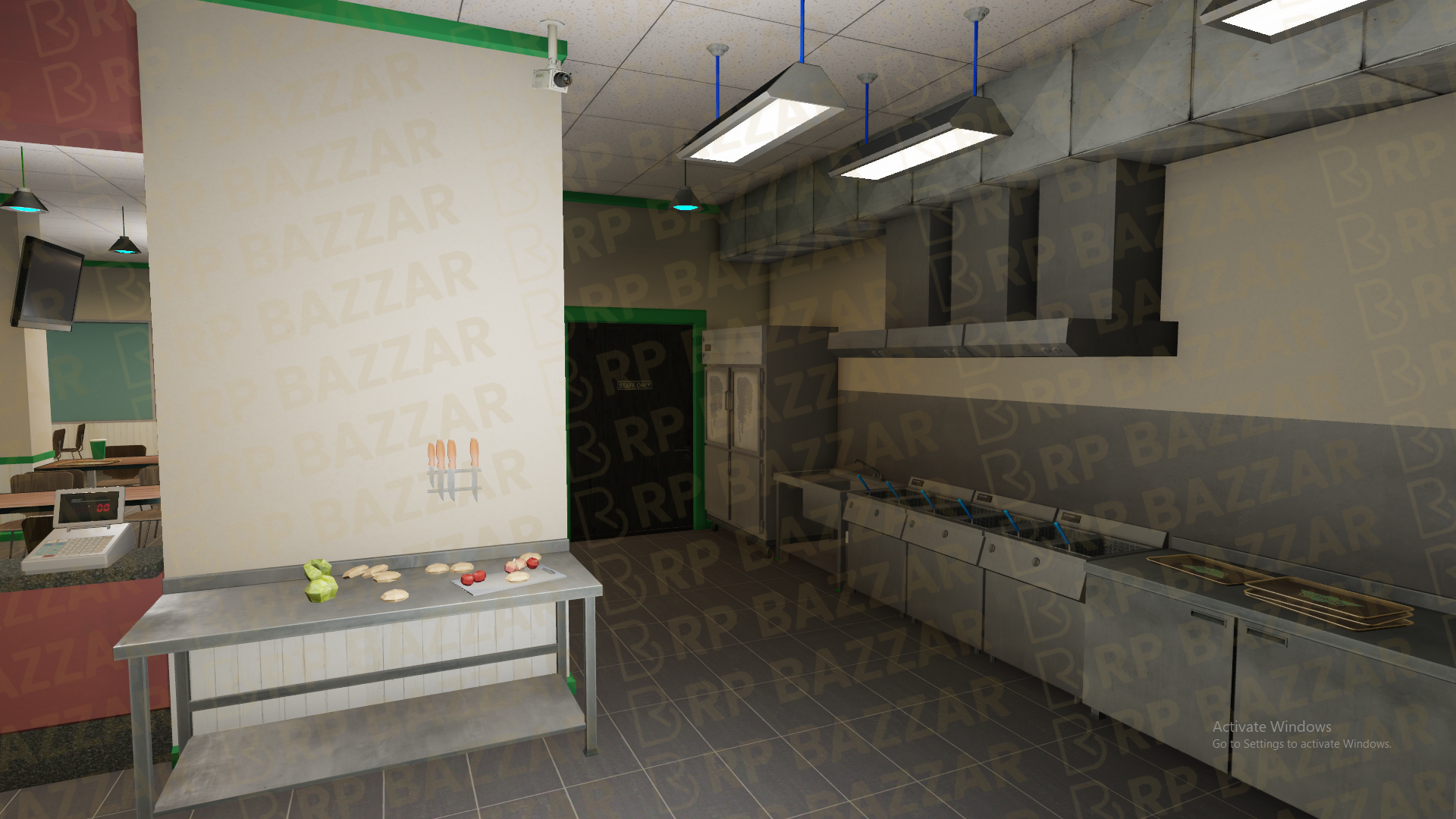 Upscale Dining Hall FiveM MLO — GTA RP Interior — ESX QB QBOX — RPBazzar
