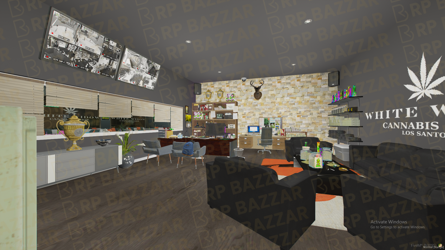 Neon Weed Store FiveM MLO — GTA RP Interior — ESX QB QBOX — RPBazzar