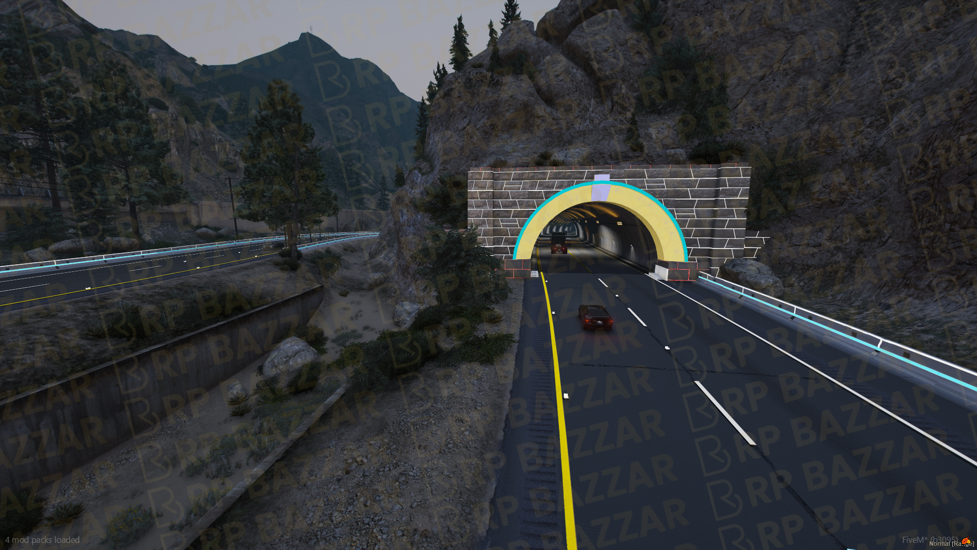Downtown Road FiveM MLO — GTA RP Road Map — ESX QB QBOX — RPBazzar