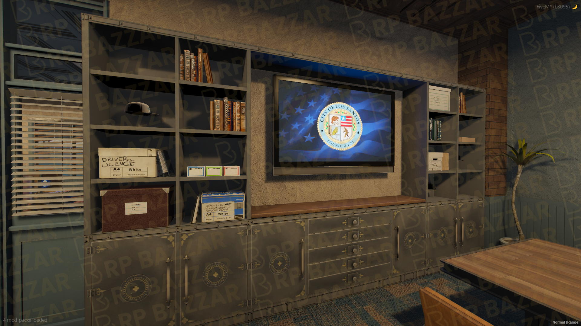 Command Police Station FiveM MLO — GTA RP Interior — ESX QB QBOX — RPBazzar