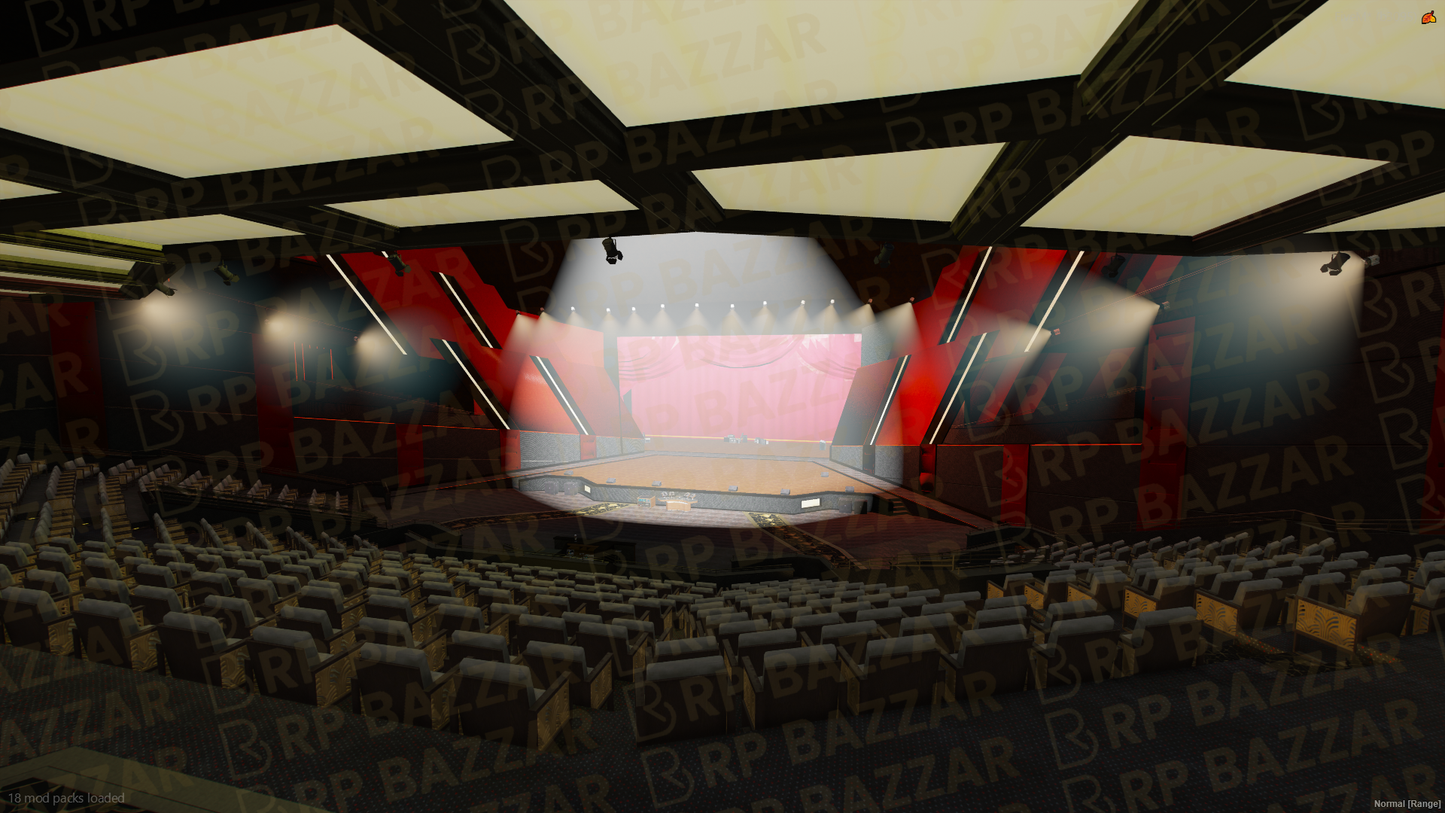 Retro Cinema FiveM MLO — GTA RP Interior — ESX QB QBOX — RPBazzar