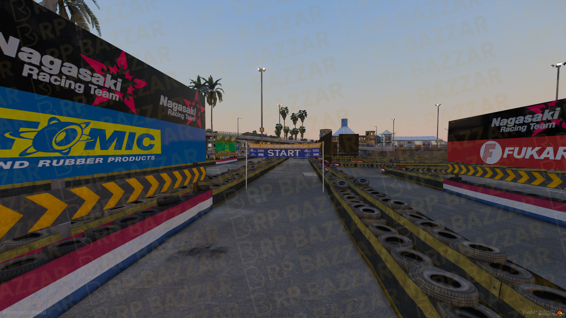 Night Race Track FiveM MLO — GTA RP Interior — ESX QB QBOX — RPBazzar
