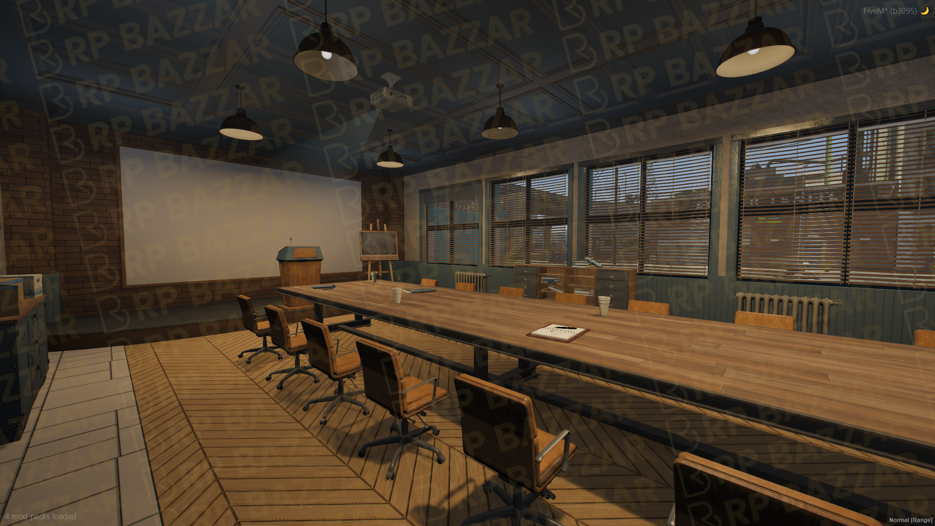 Command Police Station FiveM MLO — GTA RP Interior — ESX QB QBOX — RPBazzar