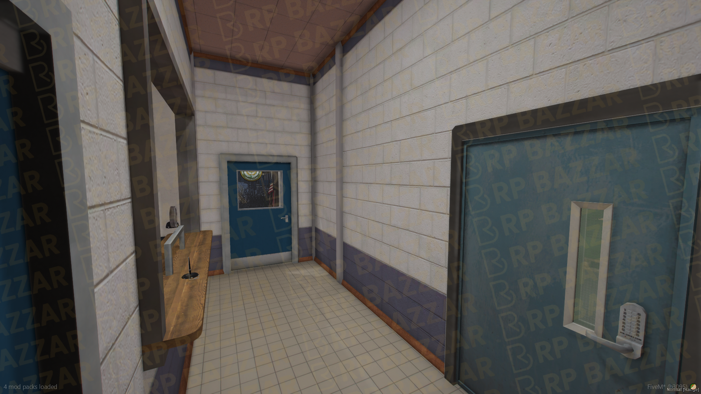 Fortified Prison FiveM MLO — GTA RP Interior — ESX QB QBOX — RPBazzar