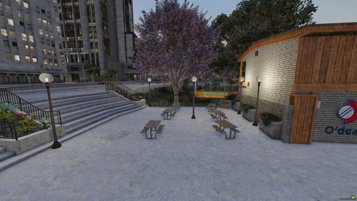 Downtown Legion Square FiveM MLO — GTA RP Interior — ESX QB QBOX — RPBazzar