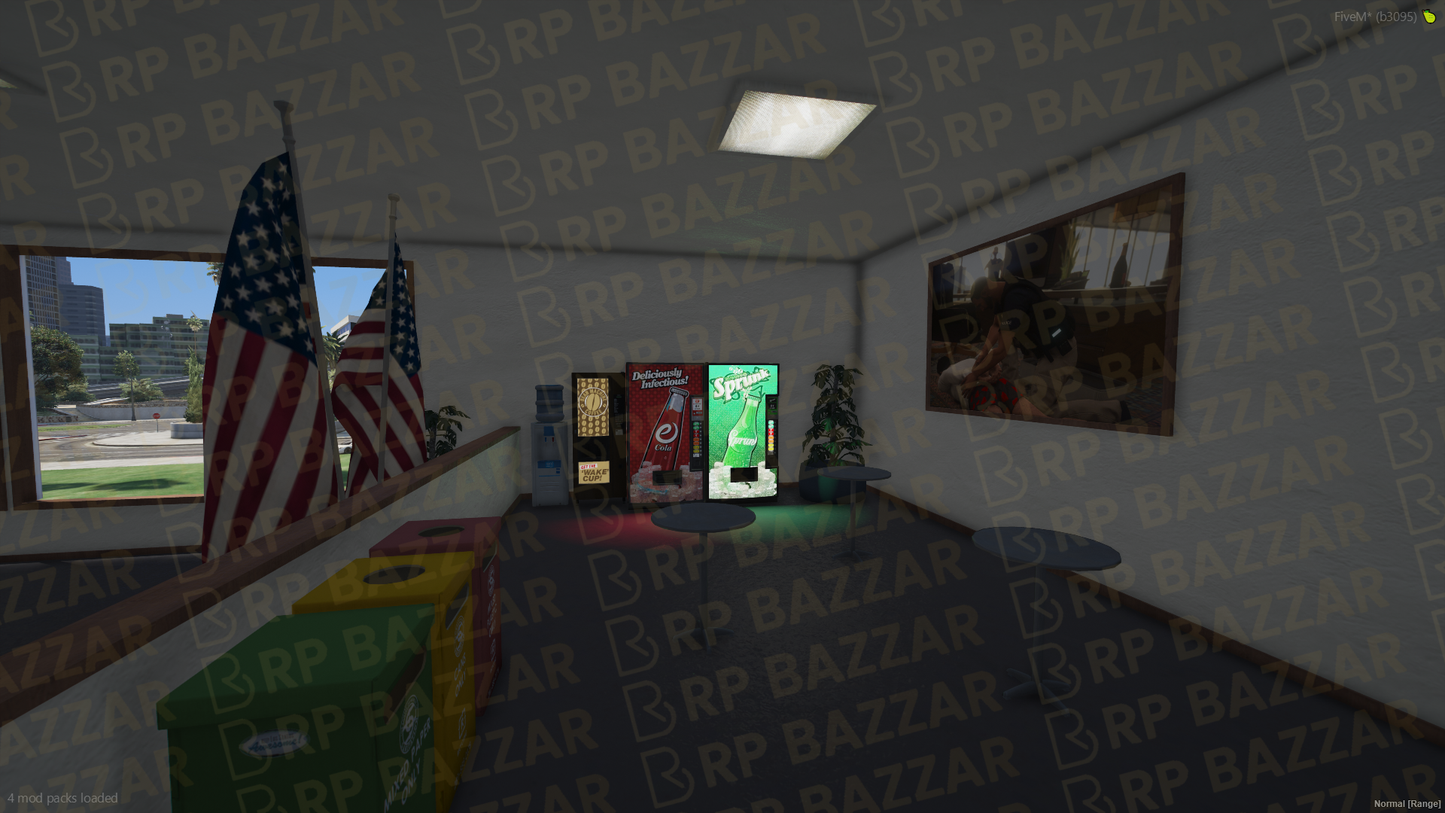 Vanguard Police Station FiveM MLO — GTA RP Interior — ESX QB QBOX — RPBazzar