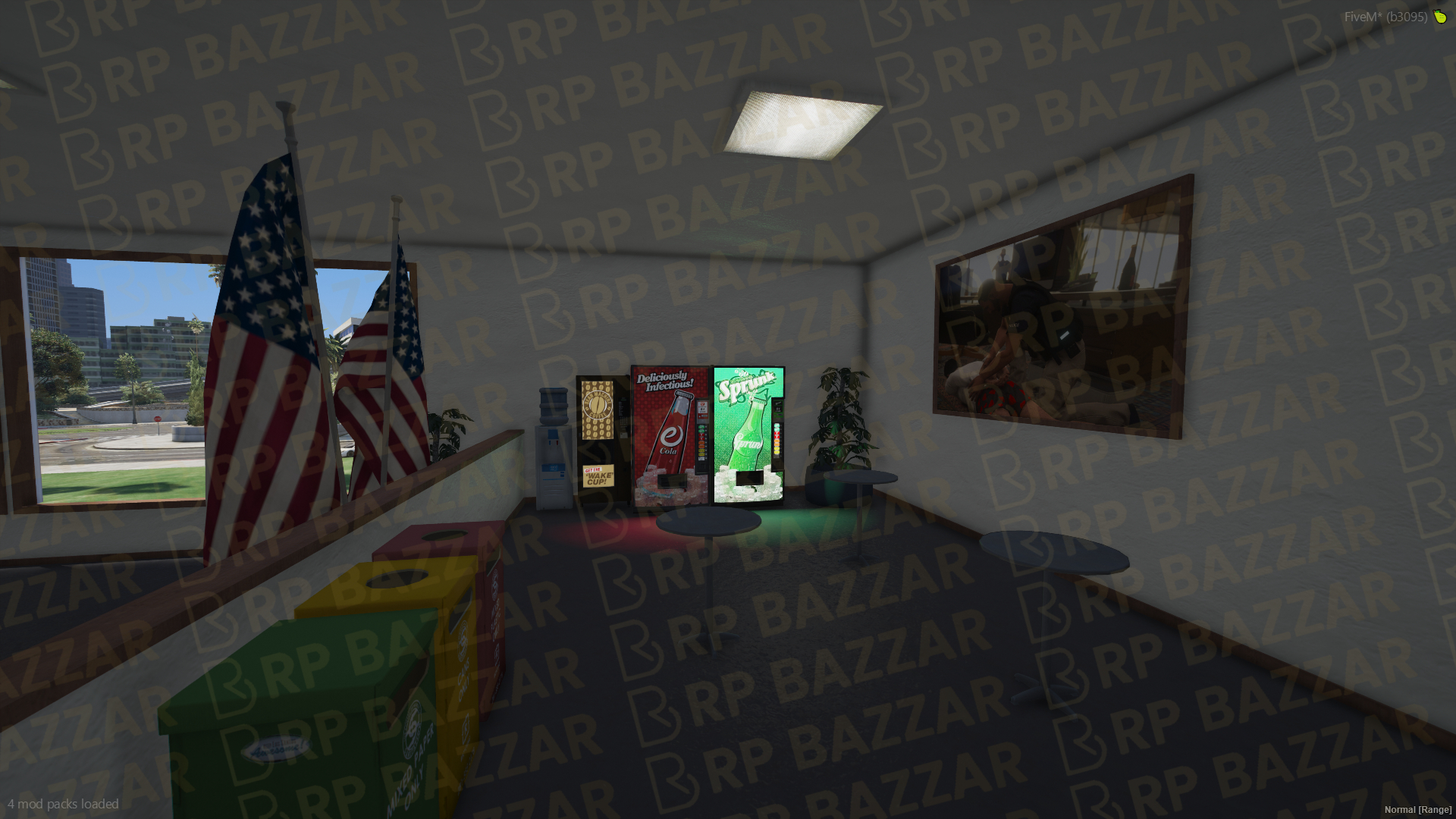 Vanguard Police Station FiveM MLO — GTA RP Interior — ESX QB QBOX — RPBazzar